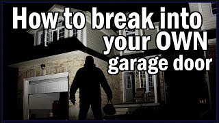 How to break into your OWN garage [upl. by Billye]