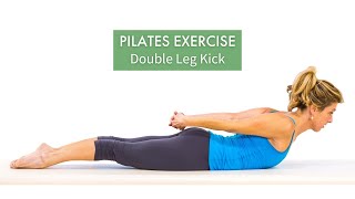 Pilates Exercise Double Leg Kick  Pilates Anytime [upl. by Gnoy]