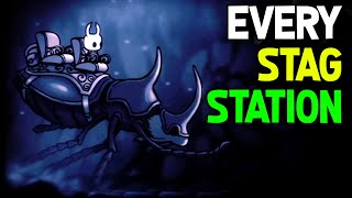 Every Stag Station in Hollow Knight  Detailed Guide [upl. by Aneej138]