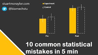 Ten Statistical Mistakes in 5 Min [upl. by Armando]