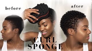 Curl Sponge Tutorial  Nia Hope [upl. by Ilah420]