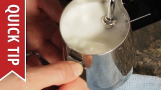 How to AutoFroth Milk for Lattes [upl. by Esbenshade46]