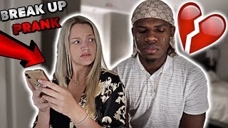 BREAK UP PRANK ON BOYFRIEND HE CRIES [upl. by Atnahs660]