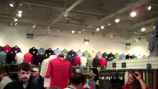 Masters Merchandise Store at Augusta National Golf Club [upl. by Shinberg]