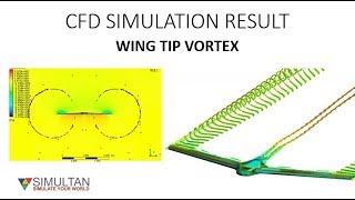 WING TIP VORTICES CFD RESULT [upl. by Antebi142]