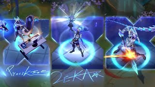 DRX World Champion Skins  PBE Preview [upl. by Ymac316]