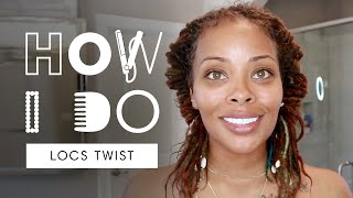 Eva Marcille’s Locs Hairstyle Tutorial  How I Do  Harper’s BAZAAR [upl. by Berk]