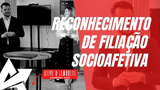 DIREITO DE FAMÍLIA Reconhecimento de filiação socioafetiva [upl. by Kerrill]