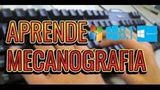 Aprende mecanografia Mecanet mecanografia 10 zikitrake Windows [upl. by Whalen]