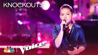 The Voice 2018 Knockouts  Abby Cates quotBecause of Youquot [upl. by Genevra]