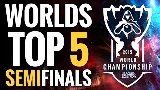 Worlds Top 5  Semifinals  League of Legends [upl. by Jessee]