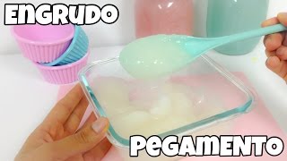 COMO HACER ENGRUDO\PASTA DE HARINA O PEGAMENTO CASERO [upl. by Ellennej]