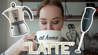 HOW TO MAKE A quotLATTEquot AT HOME moka pot  frother [upl. by Strauss]