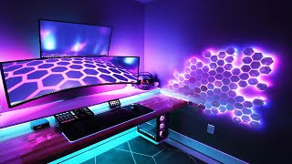 DIY RGB Lighting for your Gaming Setup 🌈  How to make [upl. by Laynad]