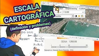 ESCALA CARTOGRÁFICA definición y problemas [upl. by Sherlock]