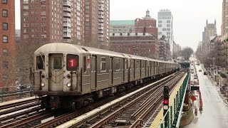 NYC Subway Elevated Trains at 125th Street [upl. by Oswal908]