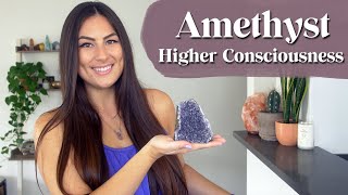 Amethyst Crystal Meaning • Discover Your Higher Self [upl. by Ahsiym]