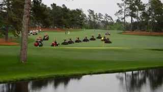 Masters Practice Round  Mowing 15 [upl. by Nesbitt]