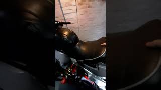 Honda ST1300 Pan European motorcycle front seat removal [upl. by Erline]