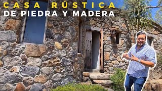 CASA RÚSTICA DE PIEDRA Y MADERA  OBRAS AJENAS [upl. by Filberte]