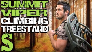 Summit Viper SD Climbing Treestand Review and Demo Checking out this Climber Tree Stand Features [upl. by Oniskey]