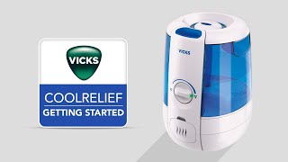 Vicks CoolRelief Filter Free Humidifier  VapoSteam VUL600  Getting Started [upl. by Christye]