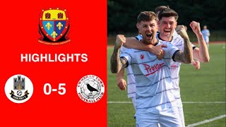 Caerleon 05 Cwmbrân Town  Gwent FA Senior cup  Quarter final highlights [upl. by Ingram]