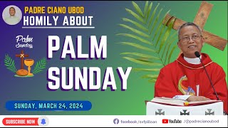 Fr Ciano Homily about PALM SUNDAY  03242024 [upl. by Atterbury]