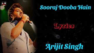 Matlabi Ho Ja Zara MatlabiLyricsArijit Singh  Sooraj Dooba Hain  Full HD Lyrics Song [upl. by Emlynn]