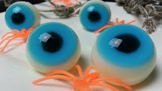 HOW TO MAKE GUMMYJELLO EYEBALLS [upl. by Broeder575]