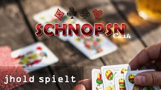 Schnapsen das Kartenspiel 15  jhold spielt auf Schnopsn  Cashgame 2 Echtgeldspiel [upl. by Nimar]