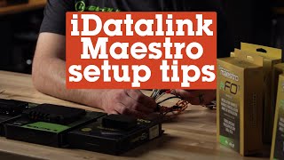 iDatalink Maestro setup tips  Crutchfield [upl. by Conlee249]