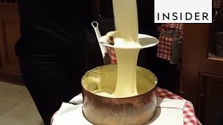 How Aligot Is Made In Paris [upl. by Eniarda]