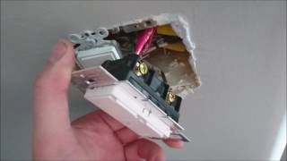 HOW TO WIRE A LUTRON MAESTRO FAN AND LIGHT SWITCH AND MODULE [upl. by Lidstone]