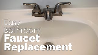 Bathroom Faucet and Drain Replacement [upl. by Maltz]