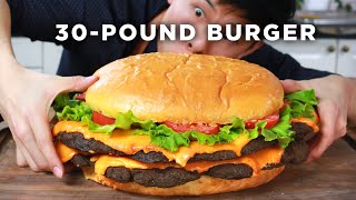 I Made A Giant 30Pound Burger [upl. by Andaira]